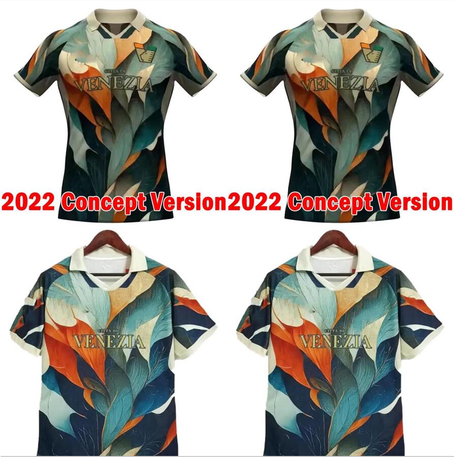 

22 23 Venezia FC Soccer Jerseys 10# ARAMU 11# FORTE Venice2022 2023 BUSIO 27# Football Shirts 3rd Uniforms