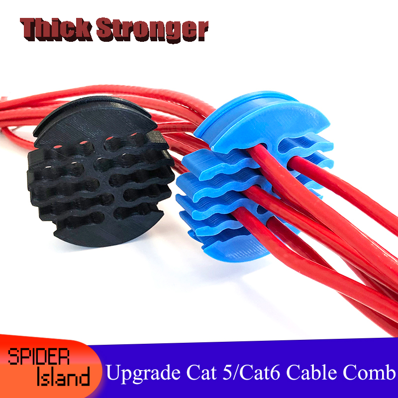 Upgrade category5 /category 6 Network cable Comb Machine Wire Harness Arrangement tidy tools for computer room 24 Wires-image-850145453