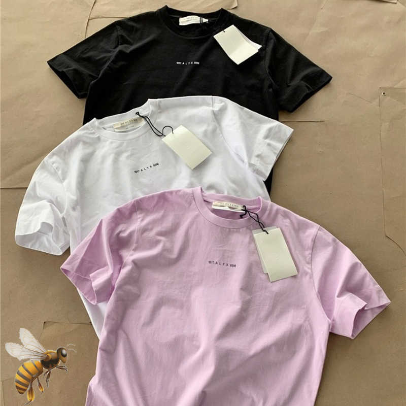 

Men's T-Shirts New 1017 ALYX 9SM T-shirt Men Women High Quality ALYX Loose Tops Tee Cotton T Shirts G230314