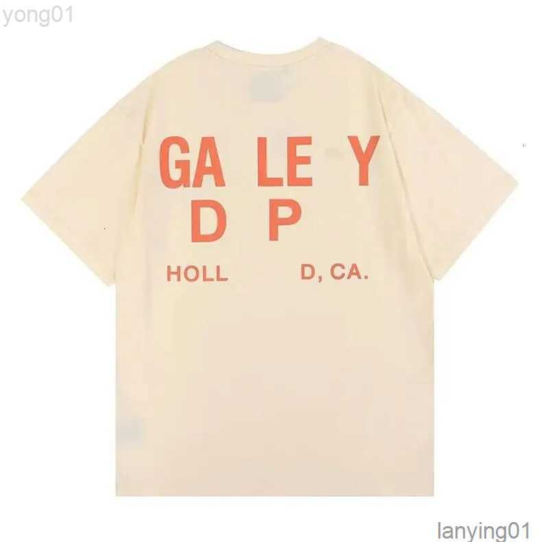 

Men's T-shirts Designer Galleryes Depts Shirt Alphabet Print Trendy Trend Basic Fashion Loose Short T-shirt Half Sleeve Teeshkkk98w7, 45354