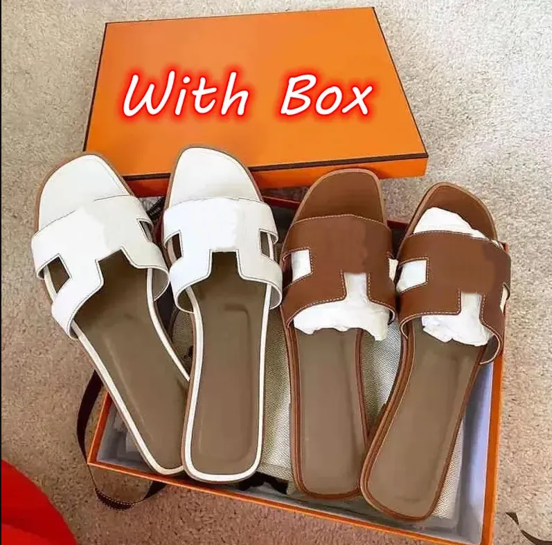 

Designer Slippers Women Sandals Summer Flat Sandals Flip Flop Crocodile Skin Leather Slides Beach Ladies Sandal Party Wedding Slipper With Box, Color 41