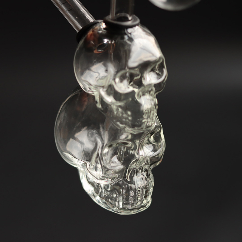 

Hookahs oil burner bubbler 5.6" Glass pipe Bong mini bubblers water pipe with bowl nail