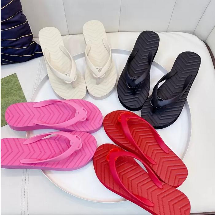 

Flatform Rubber 2022 Fashion Womens Flip Chevron Slides Thong IDW Sandal Insole Slippers Flops White Sole Black Woman Red Fl Chevron Pattern, Color 2