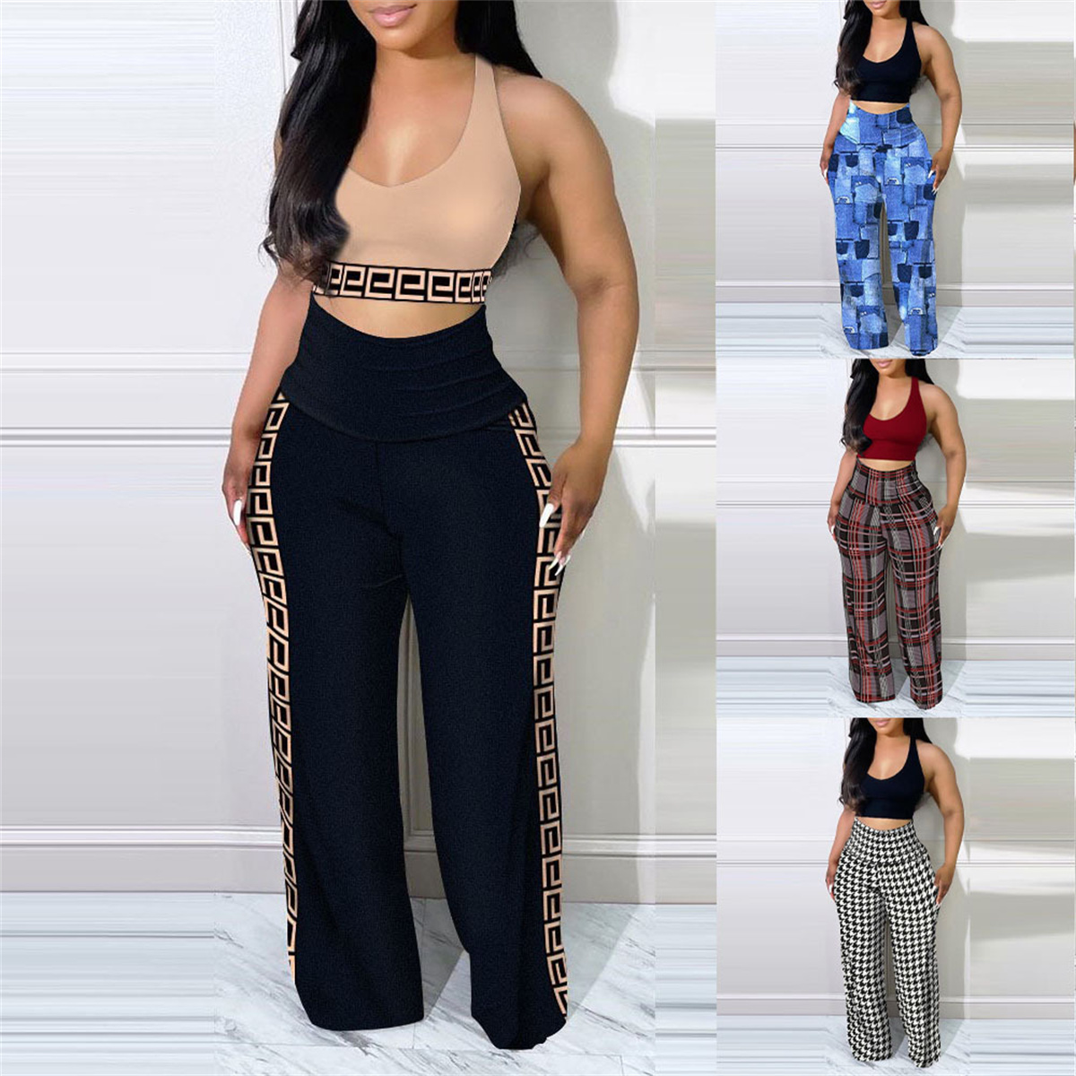 

Designer Tracksuits Women Tanks Tees and Pants Two Piece Set Fashion Letter Print Outfits Casual O-neck T Shirt Legging s Sportswear Jogger Sport Suit, Style 2