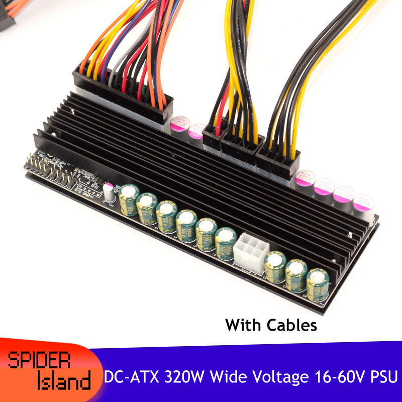 DC-ATX X7-ATX-320 PICO-BOX Wide Voltage 1660V Input High Power Supply 320W Support 48V DC PSU ITX Power Module-image-850146114