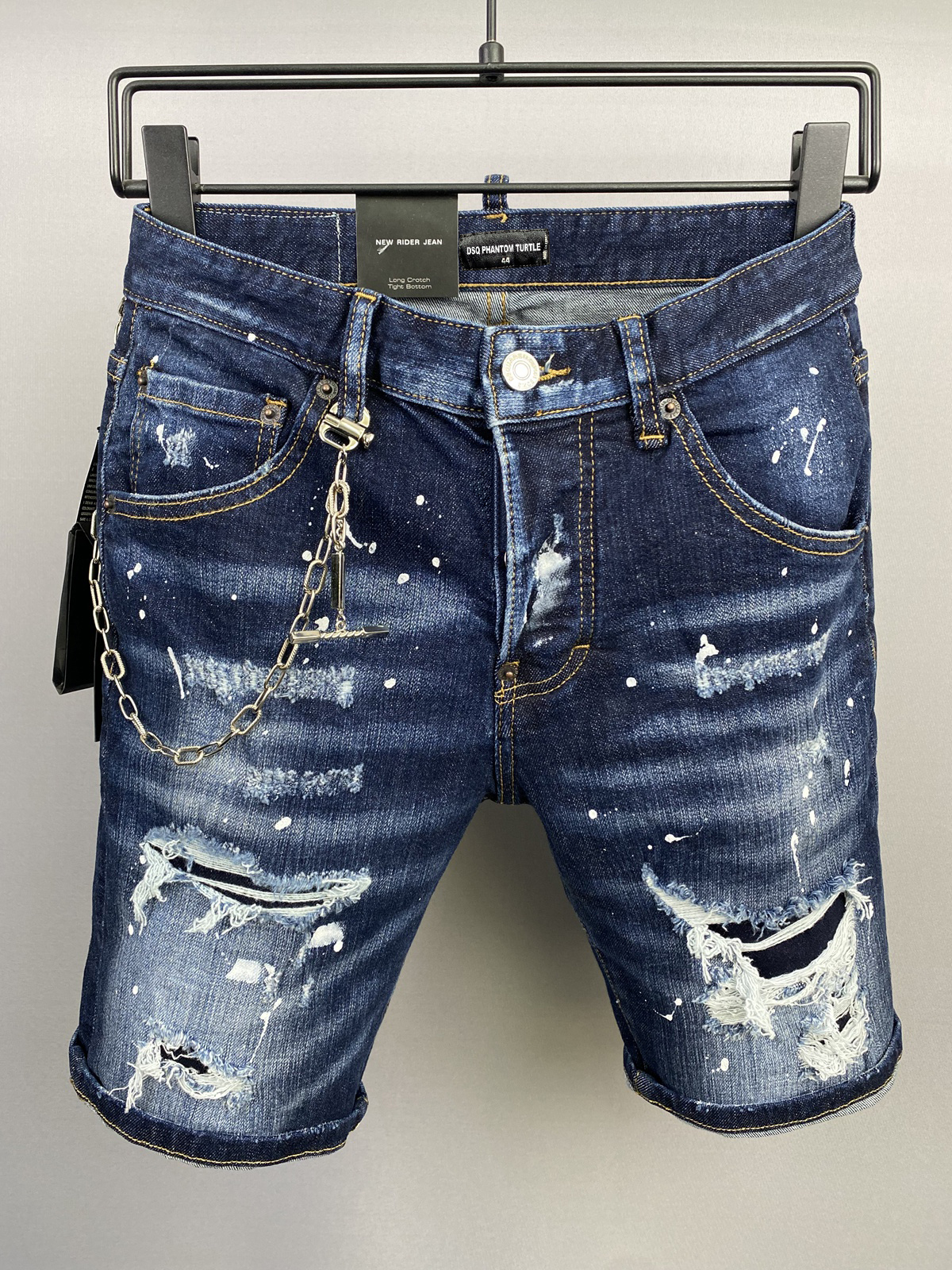 DSQ PHANTOM TURTLE Jeans Men Jean Mens Luxury Designer Skinny Ripped Cool Guy Causal Hole Denim Fashion Brand Fit Jeans Man Washed Pants 10167