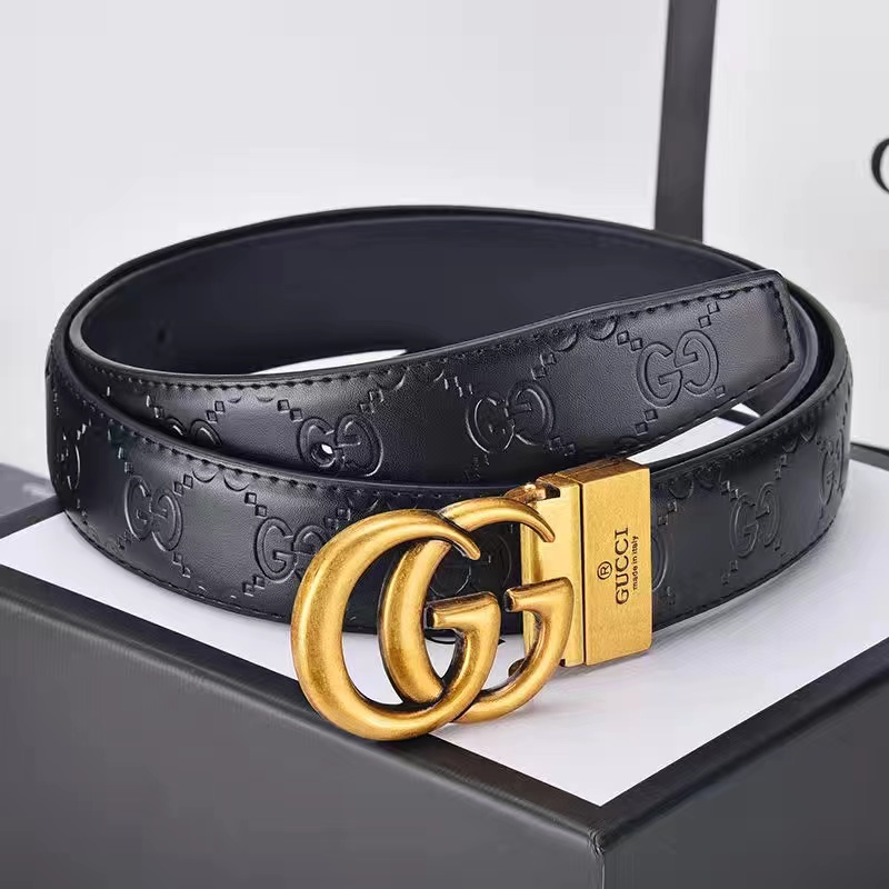 

2023 With box Mens Designer Belt for Men Luxury Fashion business Belts guccis guccie ggs Womens ceinture Black Metal Buckle Waistband cintura