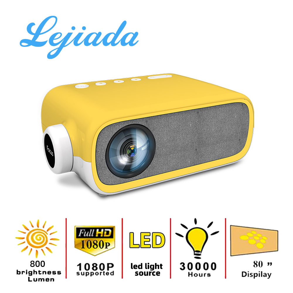 

NEW YG280 LED Mini Projector 480*272 Pixels with HD/USB/AV/Audio Interface Portable Projection Home Media Player