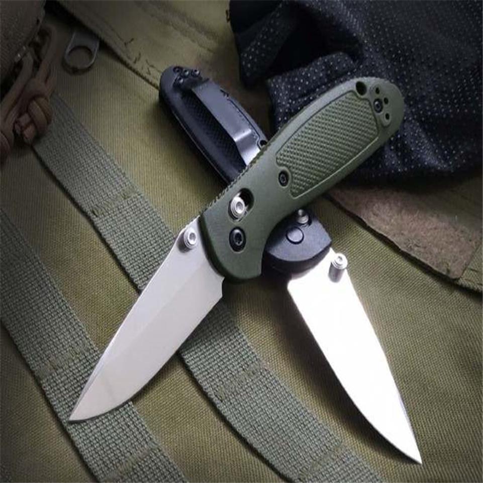 

Bench made 556 535 folding knife Nylon glass fiber plastic handle Folding knives Nylon Glass Fiber Handle Camping Pocket EDC zt BM2337