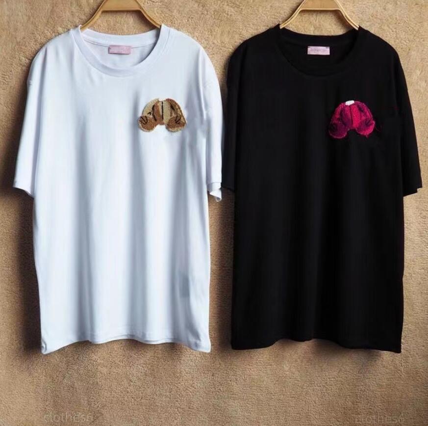 

Mens T shirts embroidery Fashion man T-shirt Top Quality Cotton Casual Tees Short Sleeve Luxury Hip Hop Streetwear TShirts Plus Size