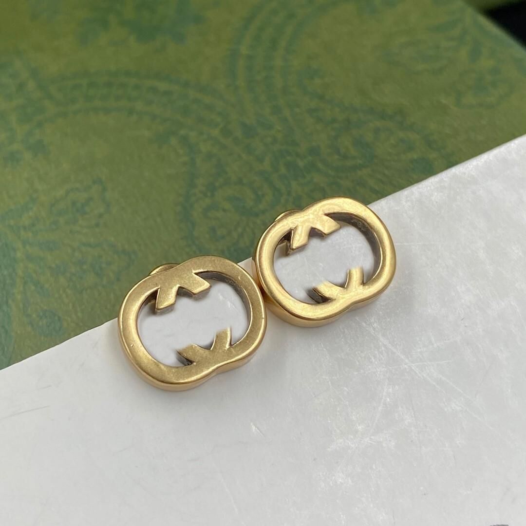 

Women Fashion Designer Stud Earrings Luxury Style Top Quality G Letter Brass Engagement Earring