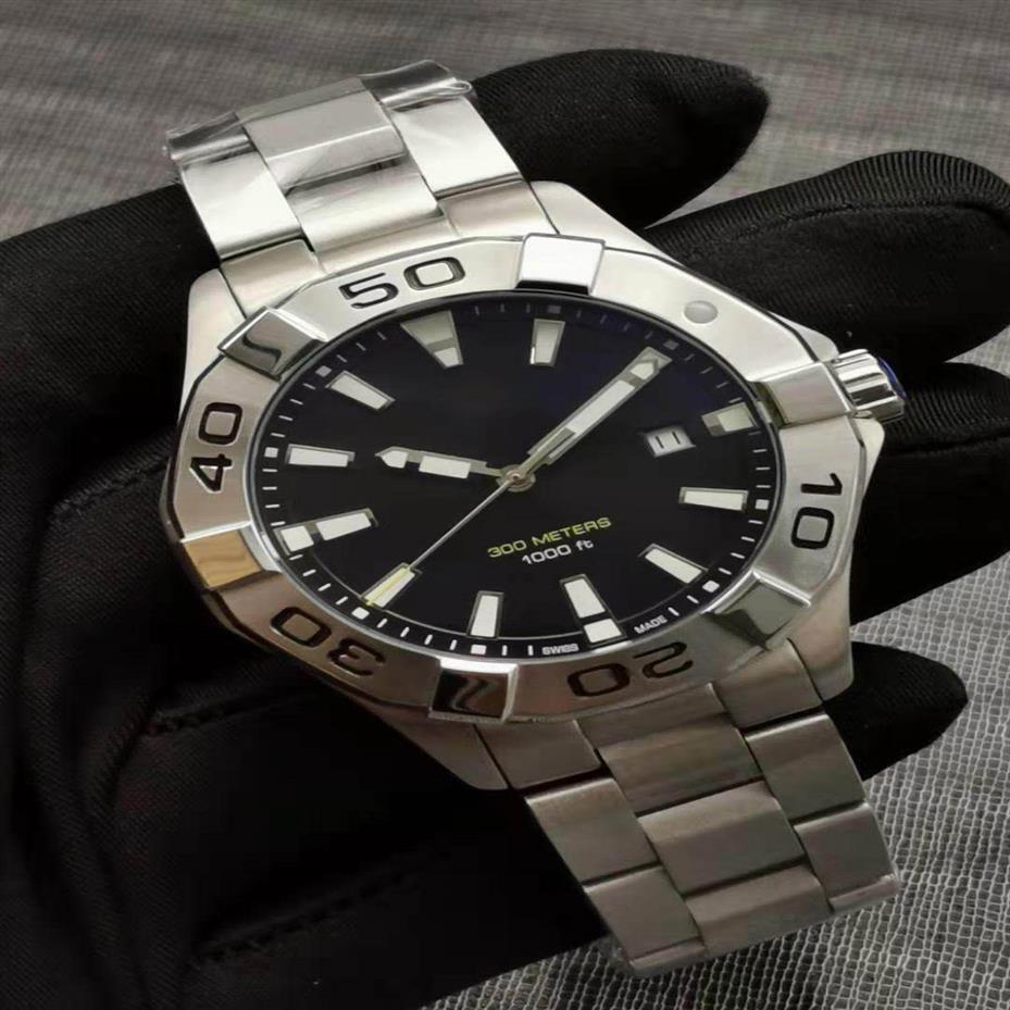 

2022 Top Men's Mechanical Stainless Steel Automatic 2813 Movement Wristwatch mens Self-wind AQUARACER Calibre 5 Watches tag W284B, Box