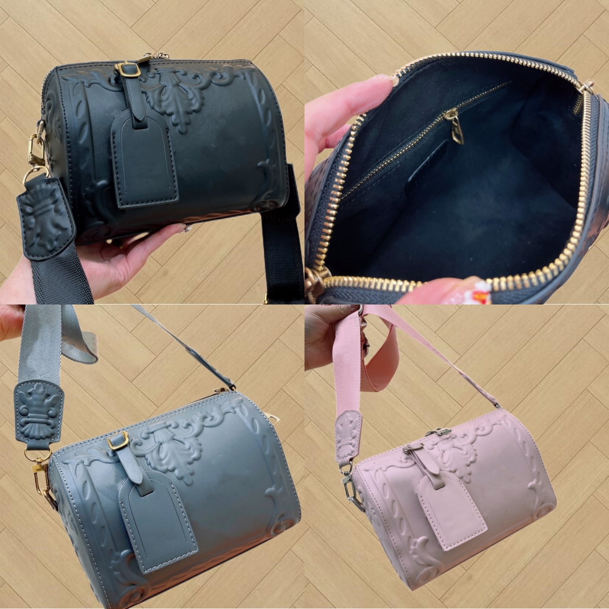 

Cross Body Bag CITY Designer Handbags Totes Purses Wallets Messenger Clutch, Black