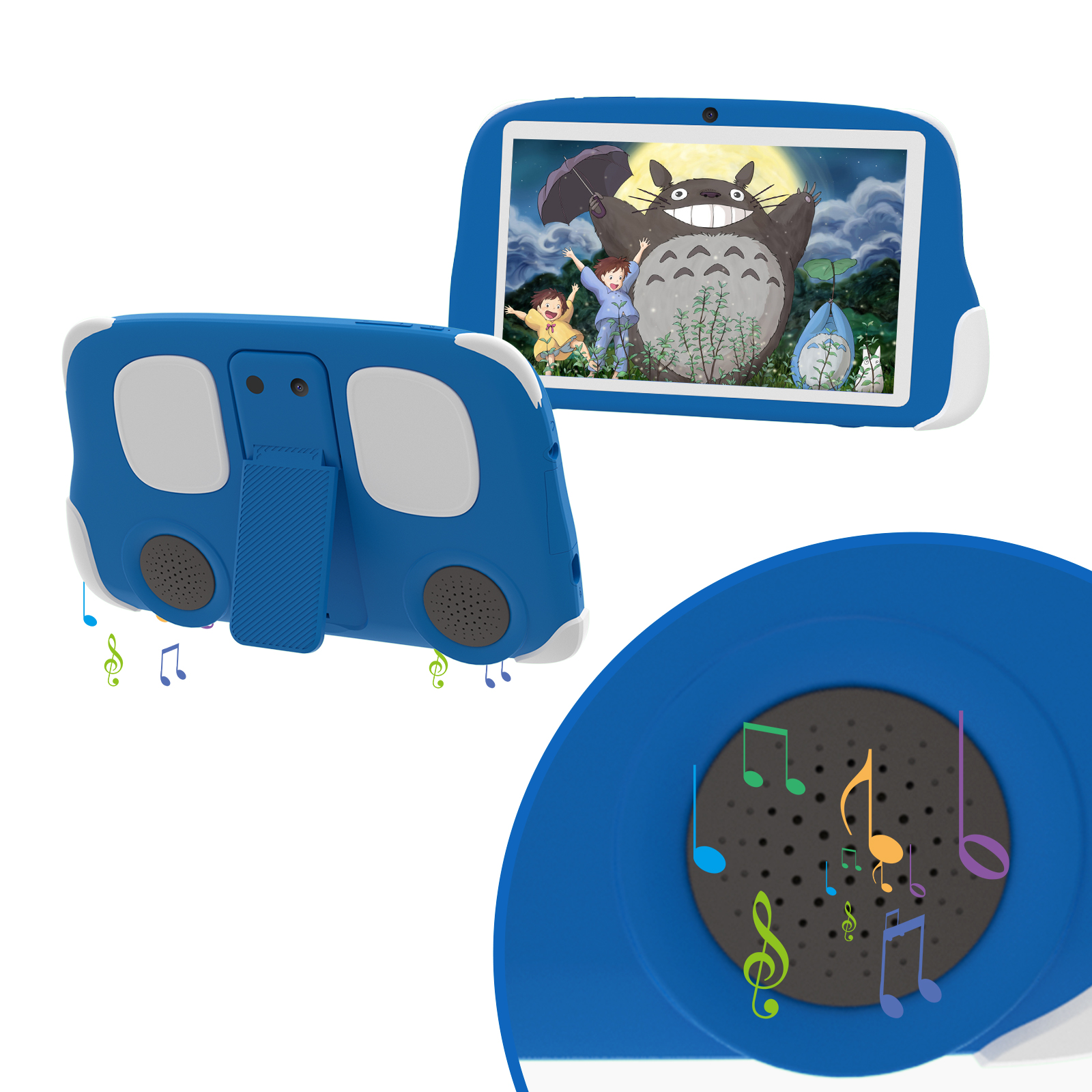 

WiFi Android Tablet Pc for Kids 8 inch 32GB 4500 mAh Battery 5MP Camera with Educational APK Learning Tablet Pc, Green