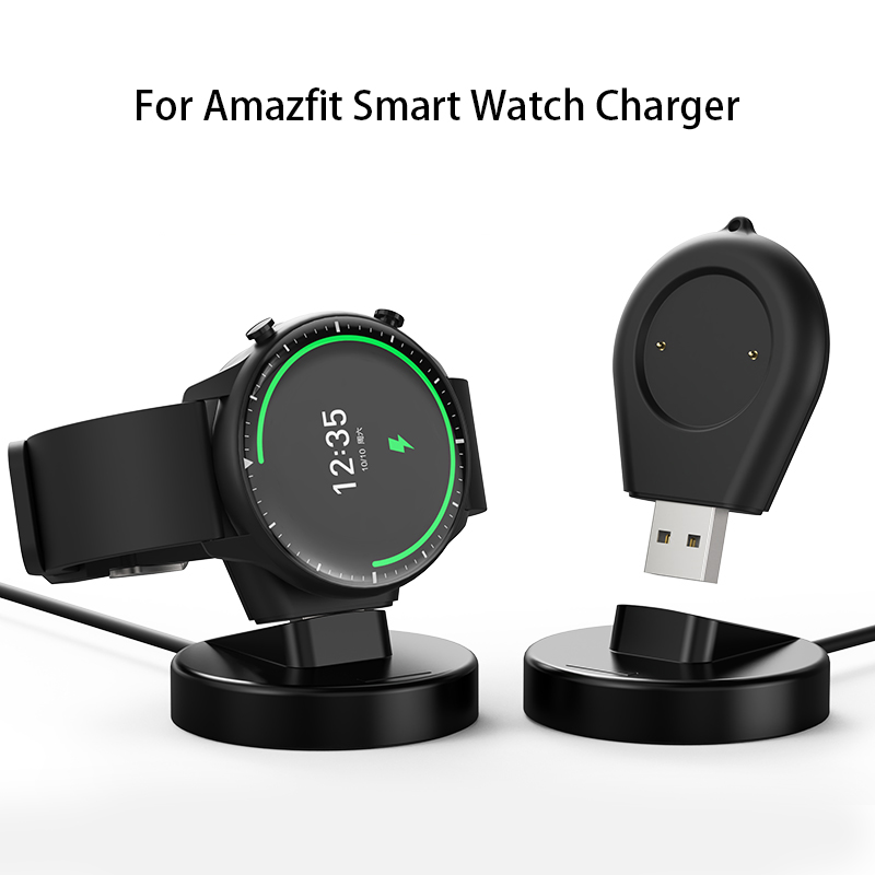 For Amazfit Bip3 Pro GTR2 2e GTR3 GTS3 GTS4 2 mini Bip U T-rex2 Smart Watch Dock Charger Adapter USB Charging Cable Cord Stand-image-849913466