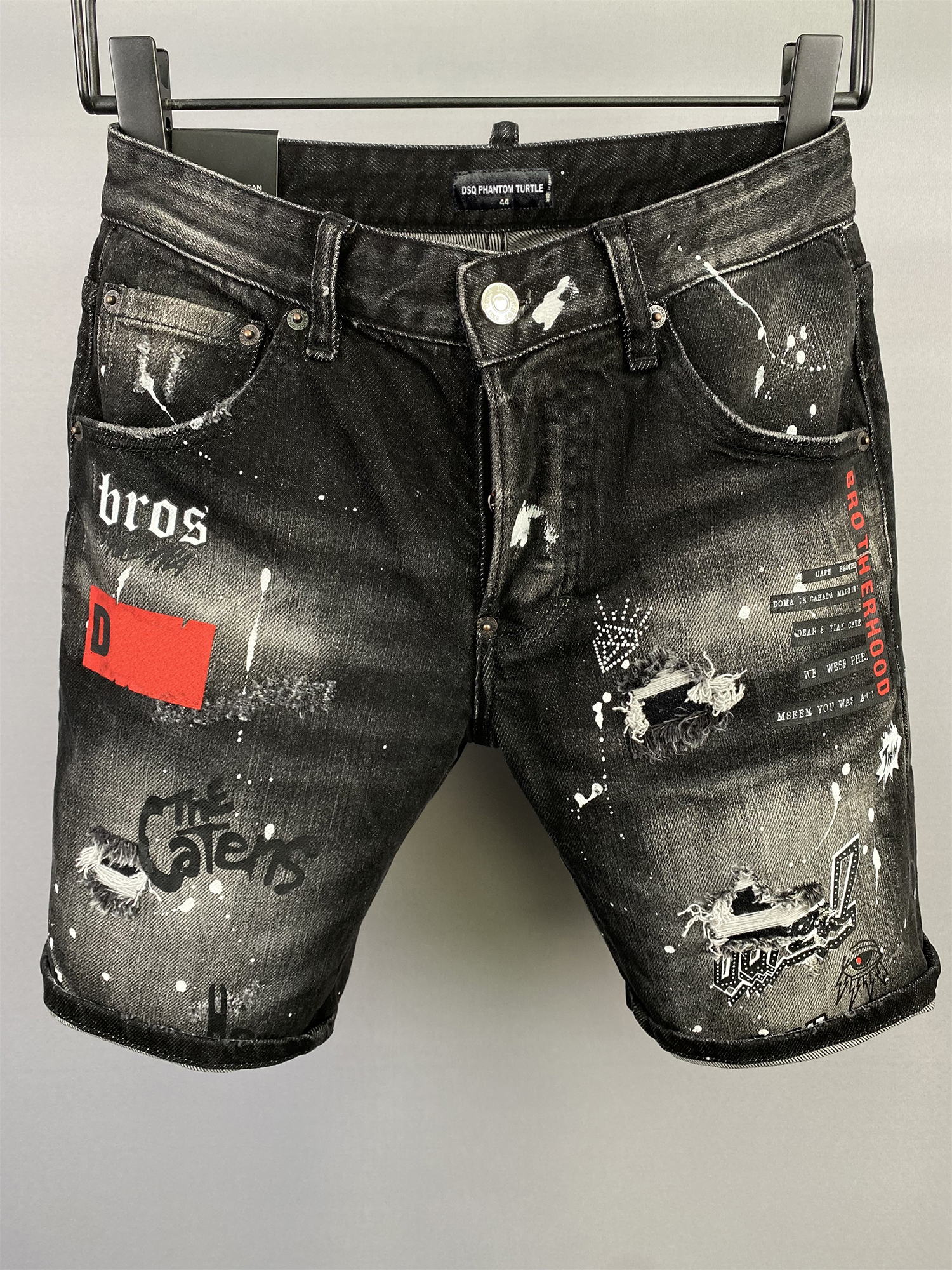 DSQ PHANTOM TURTLE Jeans Hommes Jean Mens Designer De Luxe Maigre Déchiré Cool Guy Causal Trou Denim Marque De Mode Fit Jeans Homme Pantalon Lavé