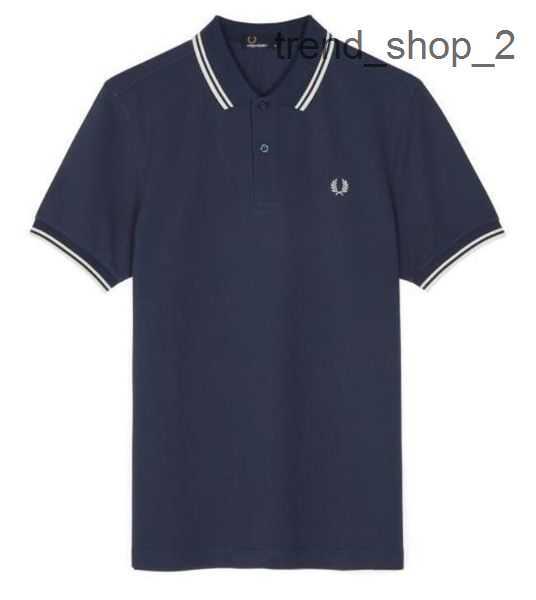 Hot Quality Fred Perry Classic Polo Shirt English Cotton Short Sleeve 2023 Designer Brand Summer Tennis Men's T-shirt 12 Colors 1 UO68