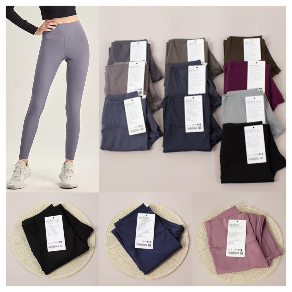 

Designer Womens align leggings top yoga knee length women gym legging high waist pant Elastic Fitness Lady Outdoor Sport U0Xs#, @6
