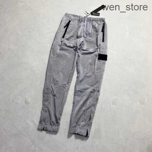 

Stone overall Mens Cargo Pants Brand Designer Season Two Colors Island Spring Nylon Reflective Thin Light Joggers Streetwear Trousers Leisure 2 1BWJ