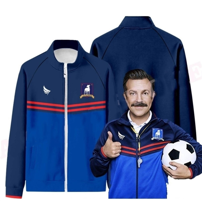 

Mens Jackets Ted Lasso Season 2 Merch Winter Passionate MenWomen AFC Richmond Streetwear 2 220923, Dark blue