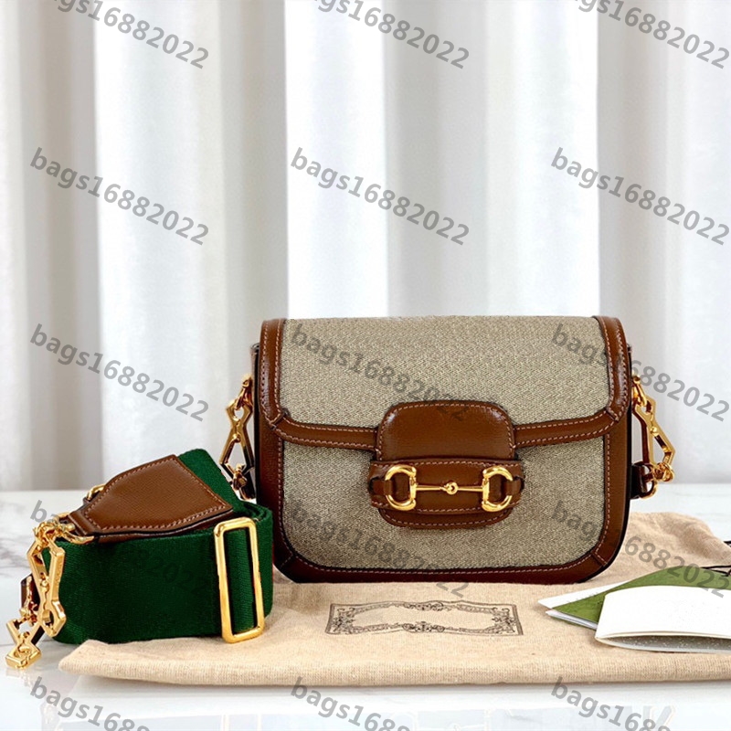 

Luxury Handbag 1955 Horsebit Vintage Saddles Messenger Bag Women Shoulder Crossbody Bag Designer Chain bag Flap Crossbody Strap messenger bag GG Classic Cross body, Add box