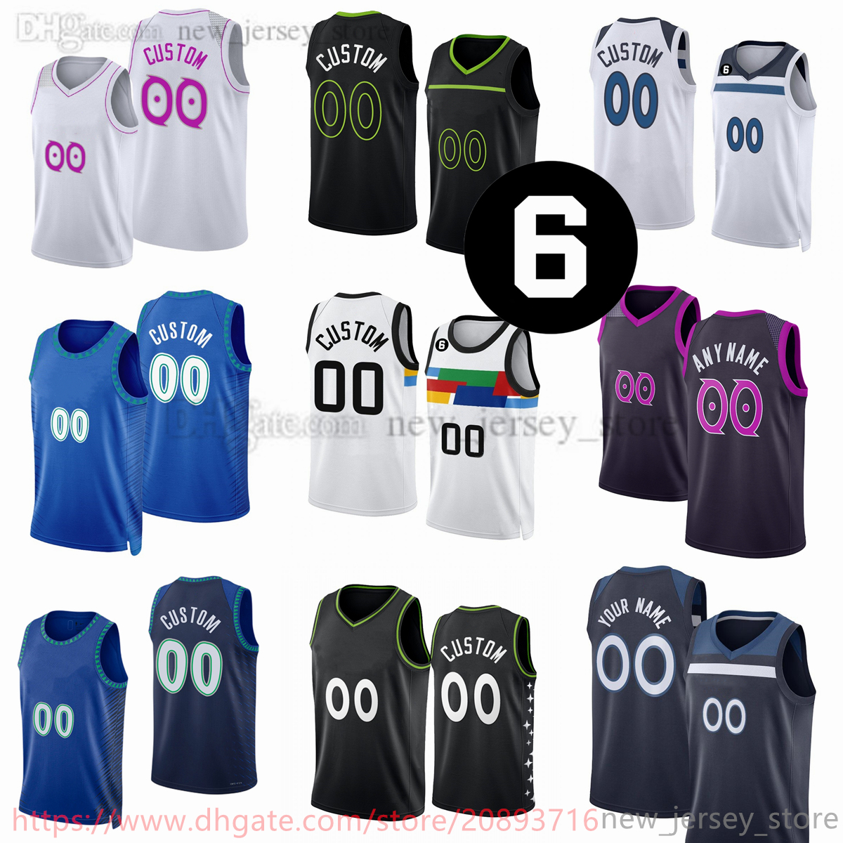 

Custom 2022-23 New season Printed Basketball Jerseys Add 6 patch Black green Jerseys. Message Any number and name on the order, Printed + 6 patch (with team logo)