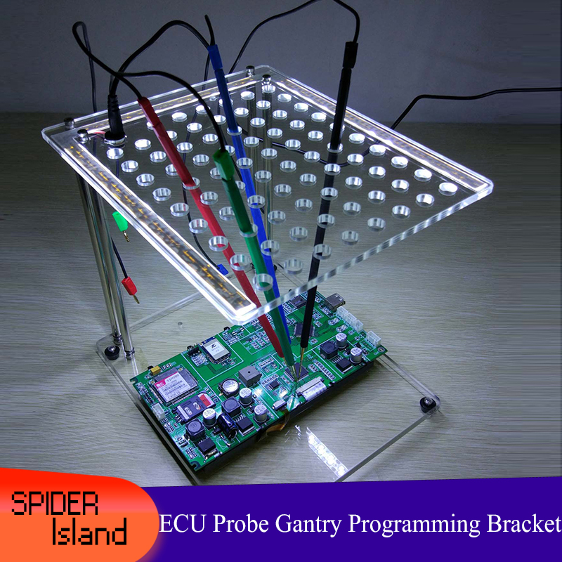 ECU Probe Programming Bracket Power Upgrade BDM KTM100 KTAG Dimsport Programming Stage Probe Holder Kit Acrylic-image-850145807