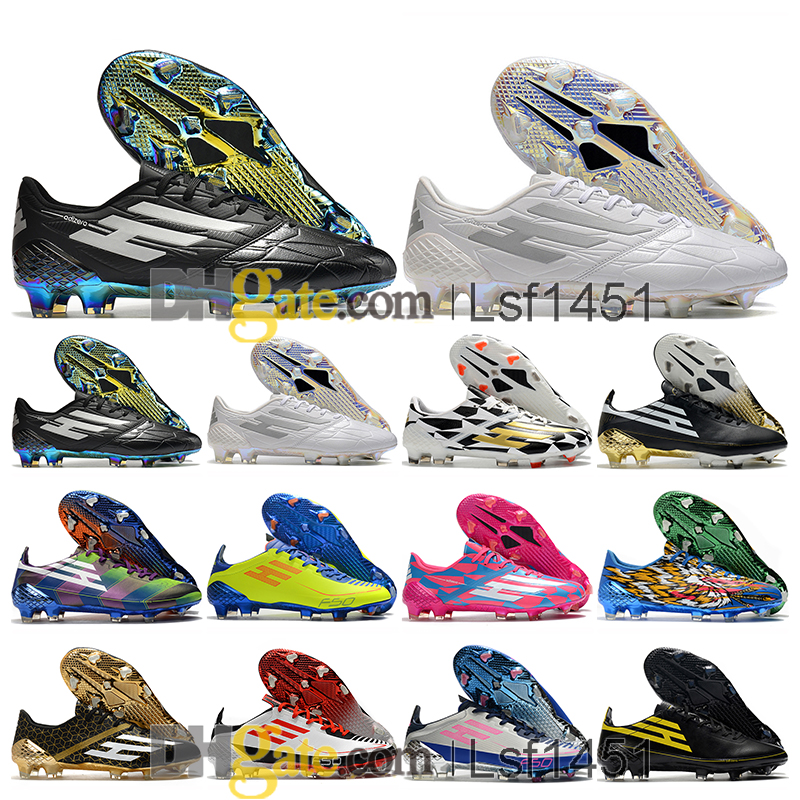 

Gift Bag Mens High Top Football Boots F50 Ghosted FG Firm Ground Cleats World Cup Messis X Speedflow Speed Flow Leather Soccer Shoes Outdoor Trainers Botas De Futbol, Color 8