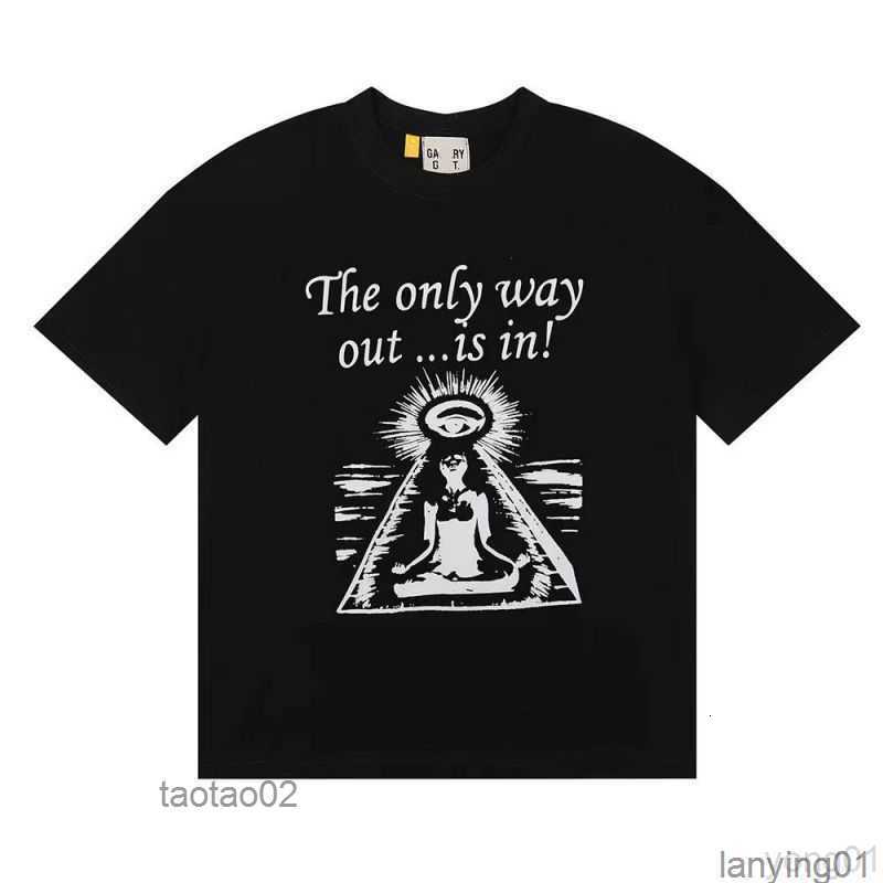

Mens and Womes Galleryse Depts t Shirts Fashion Brand Galleryes High Streetpink Gilded Letter-printed Double-yarn Cottonl5hl, 12