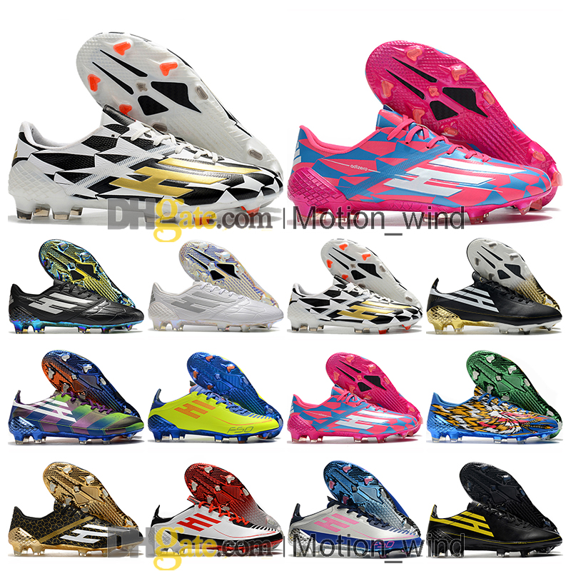 

Gift Bag Mens Football Boots F50 Ghosted FG Firm Ground Cleats World Cup Messis X Speedflow Speed Flow Leather Soccer Shoes Top Outdoor Trainers Botas De Futbol, Color 2