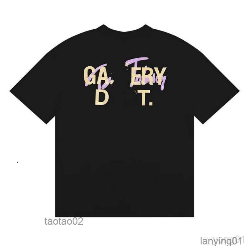 

Mens and Womes Galleryse Depts t Shirts Fashion Brand Galleryes High Streetpink Gilded Letter-printed Double-yarn Cotton Short-sleevedl84edfm5, 10