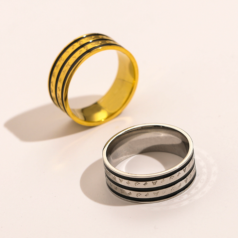 

Luxury Jewelry Designer Item Rings Women Love Ring Charms Wedding Supplies 18K Gold Plated 925 Silver Plated Stainless Steel Ring Fine Finger Ring ZG1703
