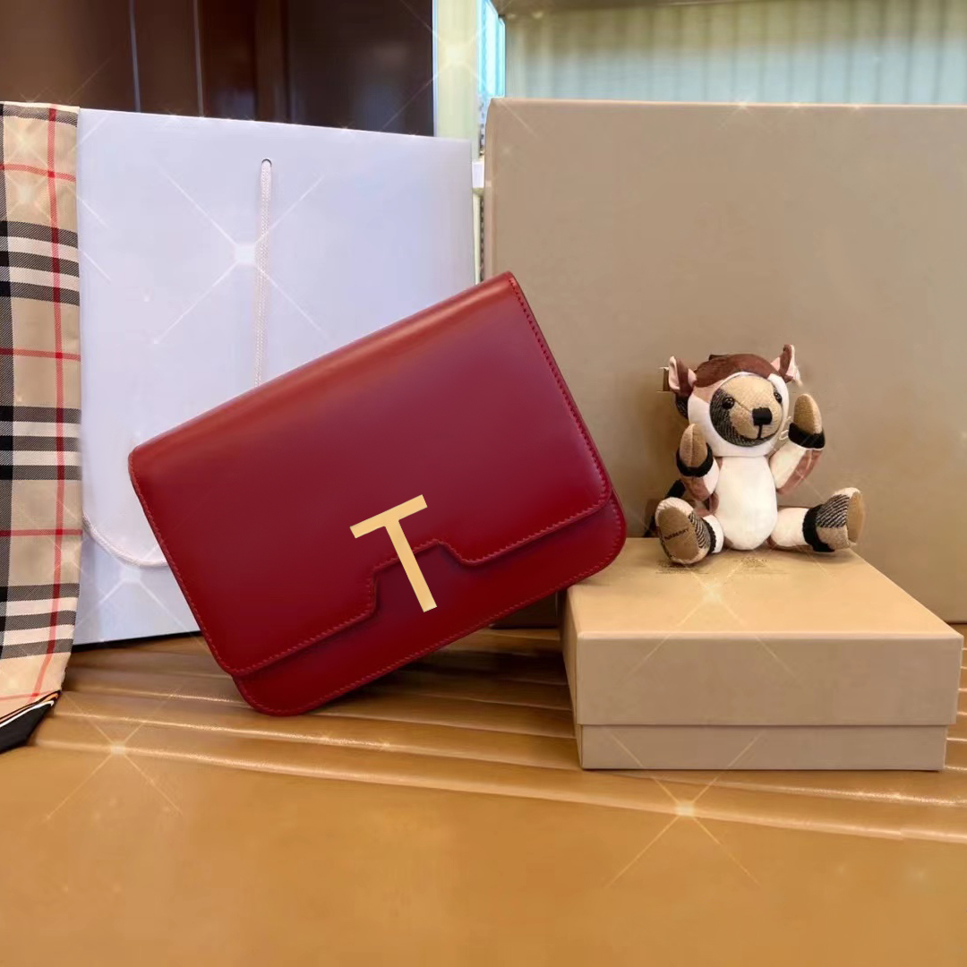 

Highend quality Designer TB Lock Shoulder tote Bag Luxury Women Embossing burbrery Clutch bag man Genuine Leather plaid stripe handbag postman messenger Cross Body