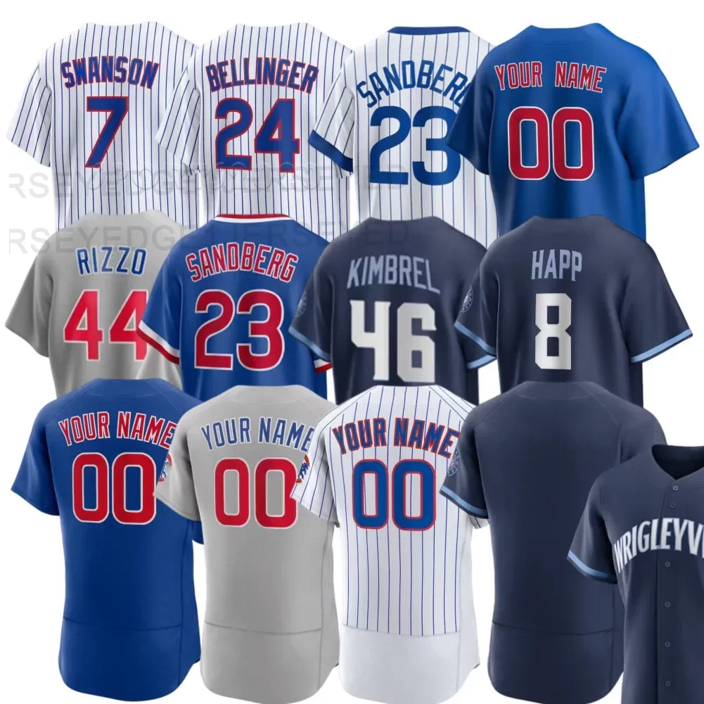 

24 Cody Bellinger 2023 Baseball Jersey Dansby Swanson Ian Happ Nico Hoerner Patrick Wisdom Marcus Stroman Sandberg Seiya Suzuki Christopher Morel Men Women Jerseys, As picture6
