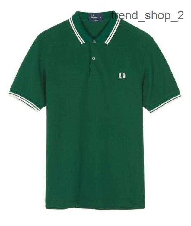 Hot Quality Fred Perry Classic Polo Shirt English Cotton Short Sleeve 2023 Designer Brand Summer Tennis Men's T-shirt 12 Colors 75BP
