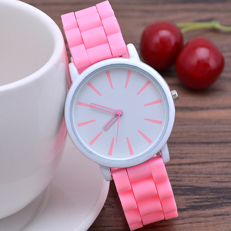 

HBP Ladies Watch Fashion Ceramic Strap Quartz Movement Ladies Watches Casual Business Clock White Dial, Color 5