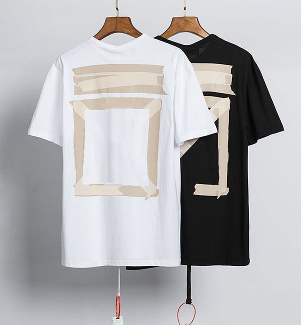 

Brand Mens Fashion Classic t Shirt white black T-shirts Summer Designer Women Loose Tops Tees Quality T-shirt Letter Arrow Oil Painting Tshirts Luxury Clothing Mlny, 12