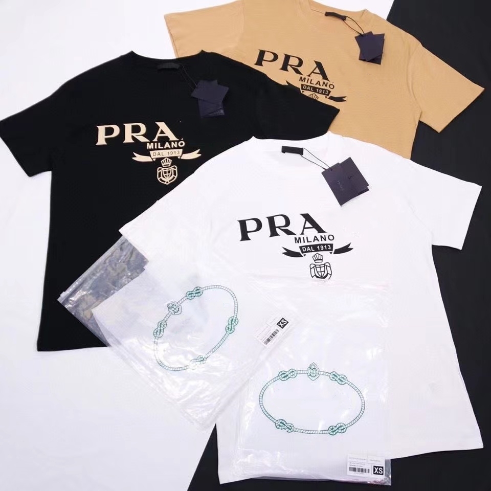 

Men' T-shirts Italy Designer t Shirt Mans Womans Cotton Fabric Tees Printed Fashion Luxury Brand Version Embroidery Price 10% Off 2 Pieces, 4.khaki letter style