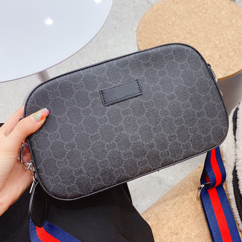 

Designer bags shoulder vintage handbags satchel luxury leather black gold hardware kit with strap hobo bags makeup wallet, D26