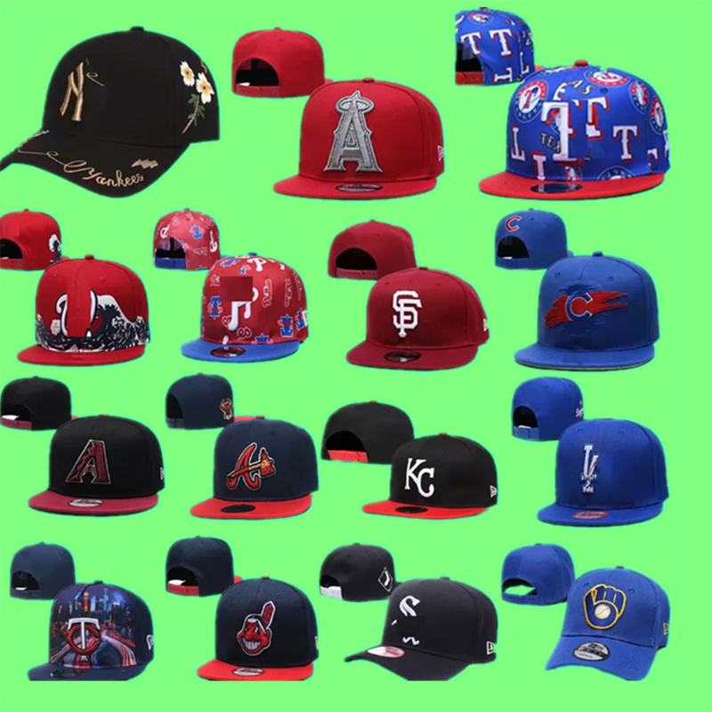 

Snapbacks baseball caps all team fans adjustable Sun Sport Hats close fitting baseball hat live mix and match order size cap bone decoration Men Women