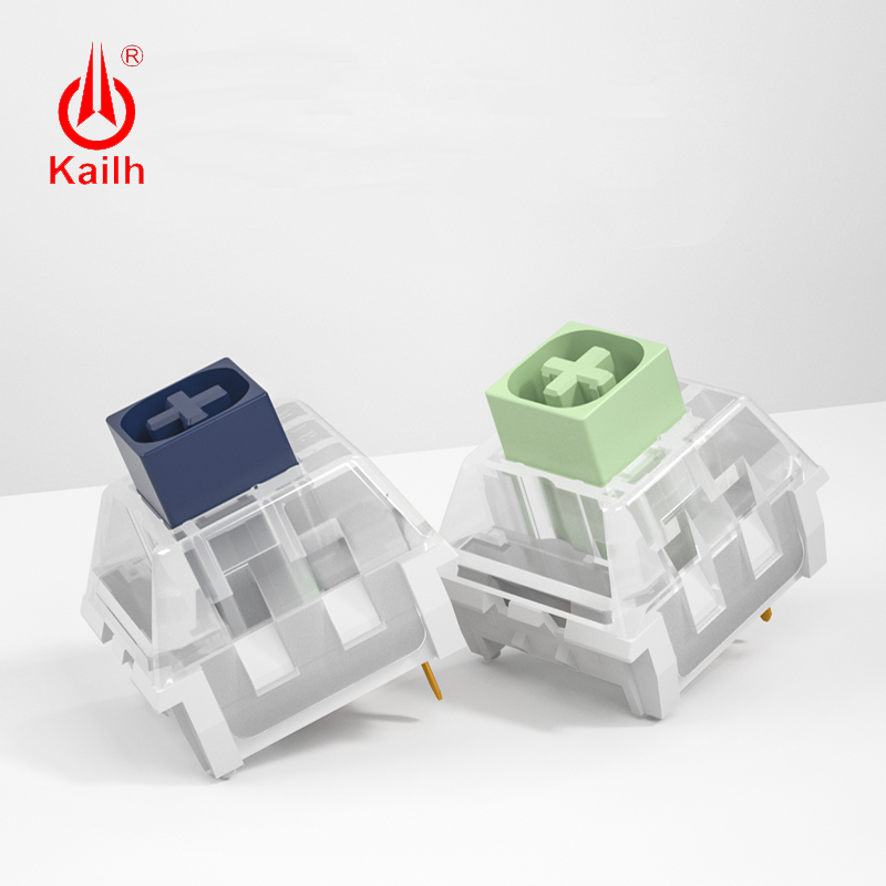 Kailh Box Thick Click Switch Navy Jade For DIY Gaming Mechanical Keyboard 3pins RGB SMD Compatible Cherry MX Switches-image-850145194