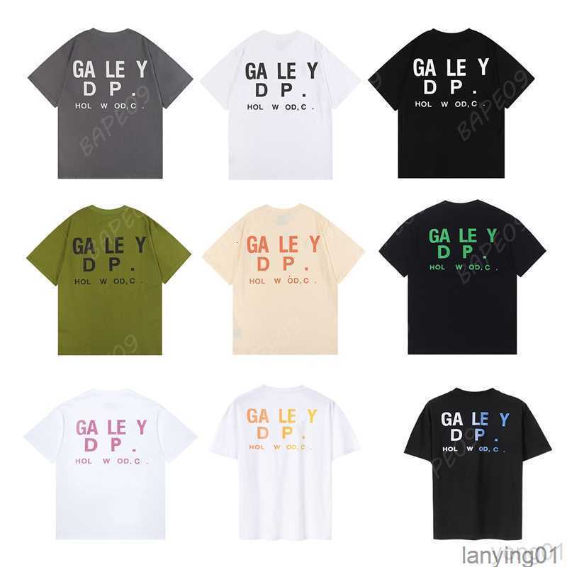 

Men's T-shirts Designer Galleryes Depts Shirt Fashion Loose Short T-shirt Men Women Street Clothes1s4qc0ez