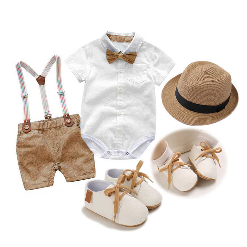 

Clothing Sets Baby Clothes Set Newborn Baby Boy Birthday Outfit Fashion Baby Clothes Boy White Romper Suspender Pants Gentleman Suits Set P, Pink dinosaur hat