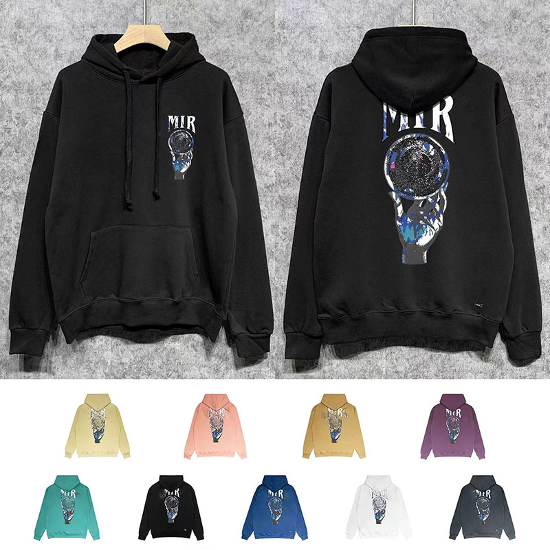 

Amiris printing Hooded Hoodies Mens Womens Fashion Streetwear Pullover Sweatshirts Loose Hoodies Lovers Tops Clothing, 009