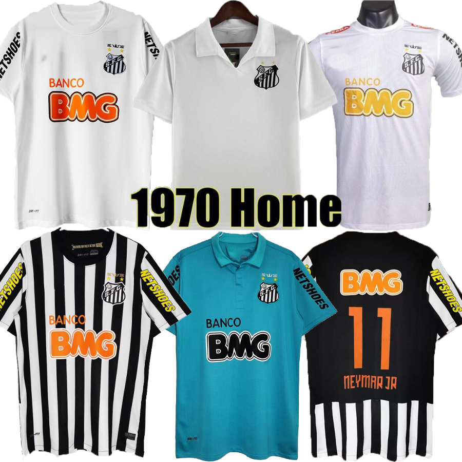 

1998 1999 Santos FC Retro Soccer Jerseys PATO SANCHEZ SOTELDO ELANO ANDRE F. ANDERSON BORGES 12 13 Home Away Black White Football Shirt, Red