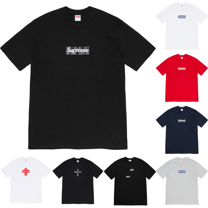 Supreme Summer Mens Womens Designers T Shirts Loose Tees Fashion Brands-image-850187407