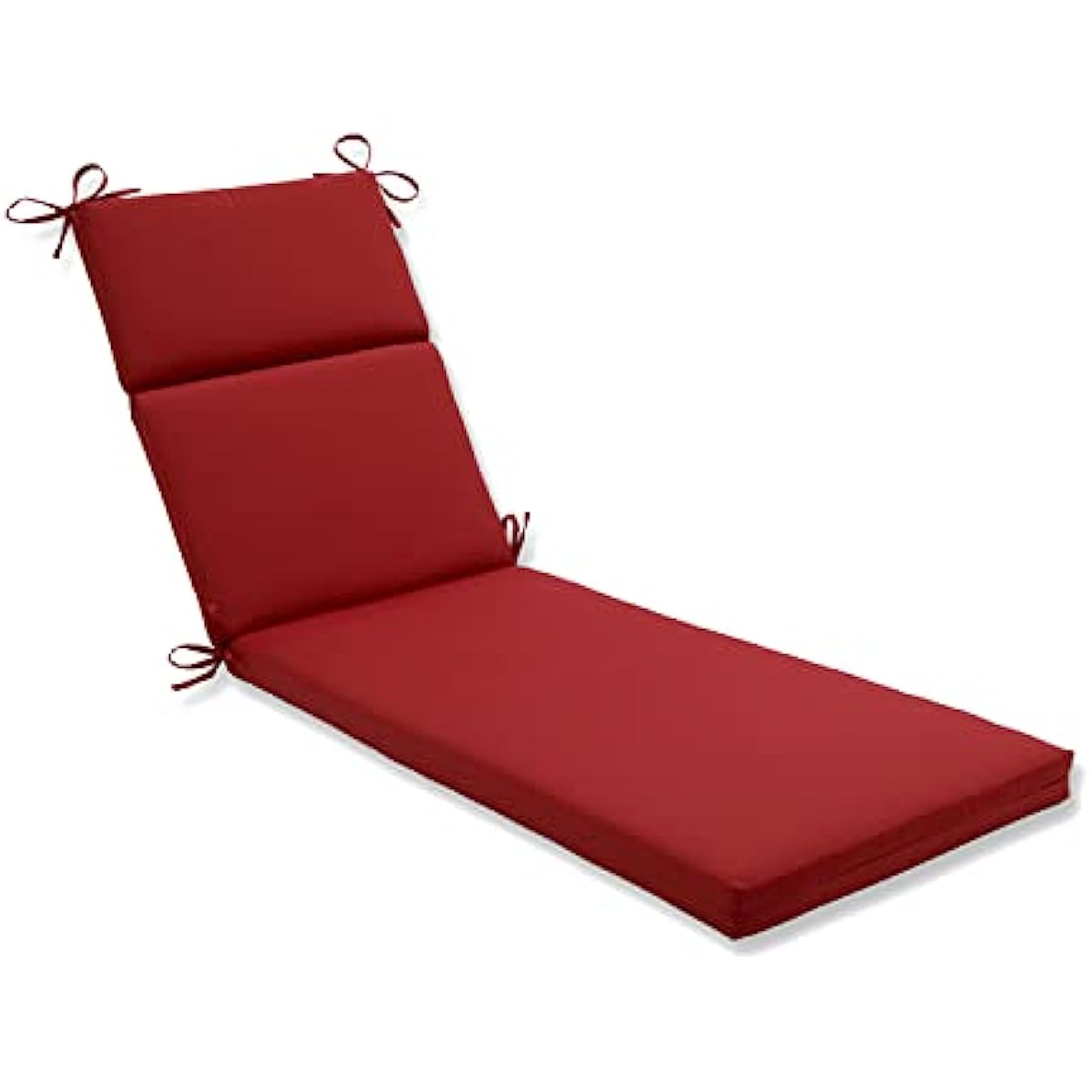 

Pillow Perfect 355580 Outdoor/Indoor Pompeii Chaise Lounge Cushion 72 5 x 21 Red fold out chair