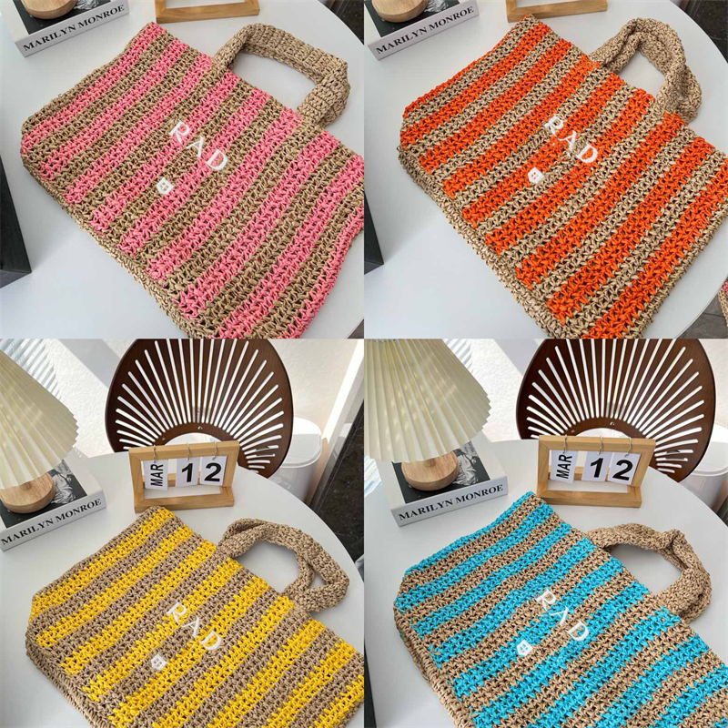 

Designer Knitting Tote Bag Summer Womens Hobo Handbag Letter Totebag Cosmetic Bags Purse Lady Luxury Bag