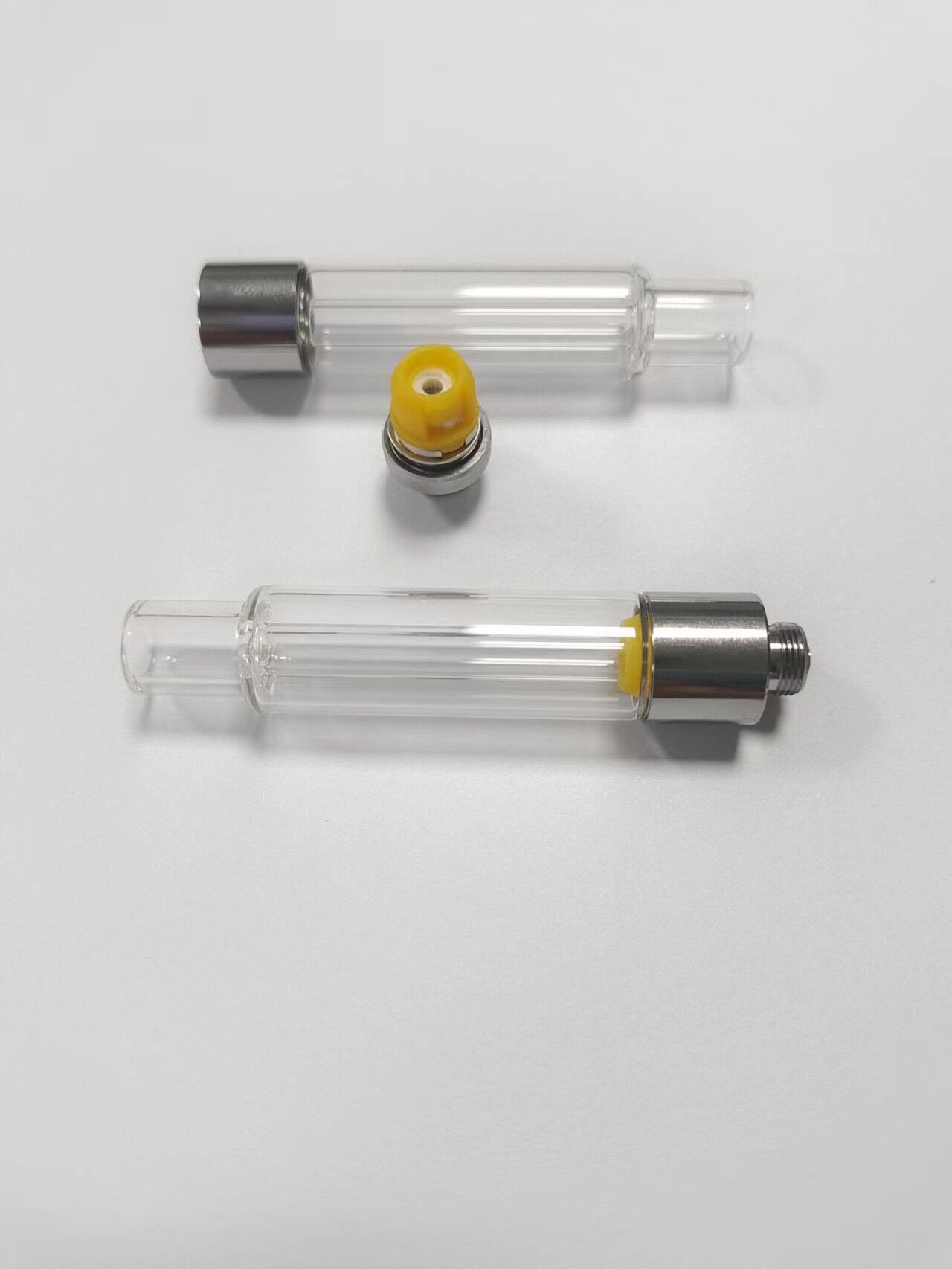 

Full Glass Vape Cartridge 0.5ml 1.0ml Vaporizer Carts for Thick Oil Bottom Refilling 510 Tank Empty Pen Vaporizer E-cigarettes Atomizers