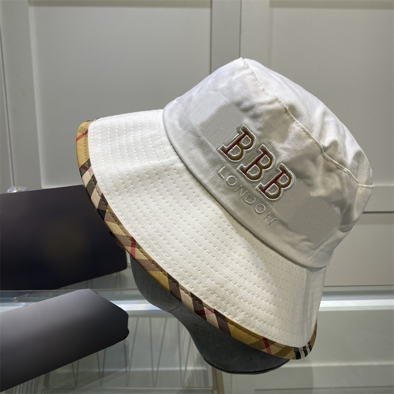 

Mens Fashion Bucket Hats Classic Designer Brand Boater Cap Letter Casual Sunhats Womens Travel Caps Luxury Fisher Hats 3 Colors, White